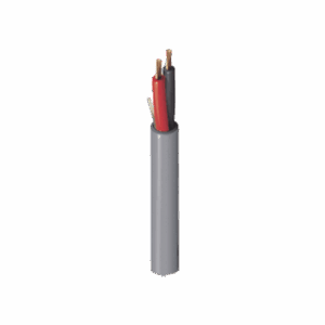 Bobina de 305 metros de cable / 2 x 16 AWG / Color Gris / Para aplicaciones multi propósito, seguridad, control de acceso, audio.