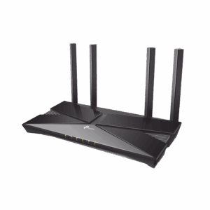 Router WiFi 6 doble banda AX 1800 Mbps /  MU-MIMO y OFDMA / 1 Puerto WAN 10/100/1000 Mbps / 4 Puertos LAN 10/100/1000 Mbps / 4 Potentes Antenas / Compatible con EasyMESH