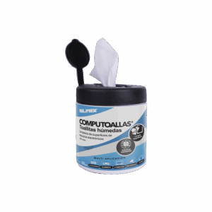 Toallas húmedas antibacteriales, para limpieza de gabinetes, equipos de cómputo, audio, vídeo y telefonía, 30 piezas