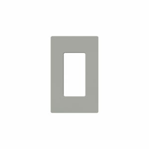 Placa de pared 1 espacio, para atenuador (dimmer), switch ó control remoto PICO inalámbrico.