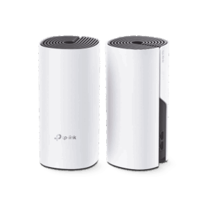 KIT 2 Routers Inalámbricos MESH Interior para Hogar / Doble Banda Wi-Fi 5 AC1200 Mbps / 2 Puerto Gigabit WAN/LAN / 2 Antenas Internas / Administración Mediante la App Deco (iOS, Android)
