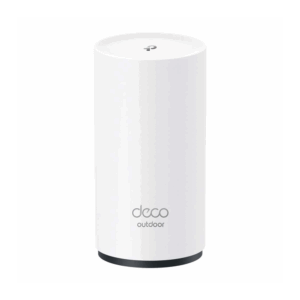 Router Inalámbrico MESH Exterior para Hogar / Doble Banda Wi-Fi 6 AX3000 Mbps / 2 Puerto Gigabit WAN/LAN / Puertos PoE 802.3 af/at Entrada / 2 Antenas Internas / Protección IP65 / Administración Mediante la App Deco (iOS, Android)