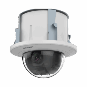 Domo PTZ IP 2 Megapixel / 25X Zoom / Uso en Plafon / ACUSENSE / DARKFIGHTER  / IK10 / Entrada y Salida de Audio y Alarmas / WDR 120 dB /  HLC / EIS / PoE+ / Metal / microSD