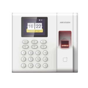 Checador de Huella con Batería de Respaldo  / Reportes por USB / 1,000 Usuarios / 1000 Huellas / 100,000 Registros / Lector de Tarjetas EM / Uso con iVMS-4200.