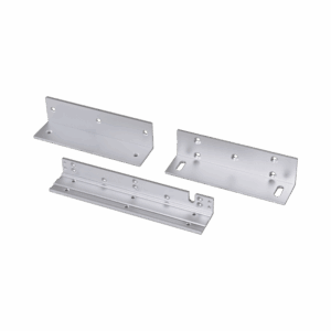 Kit de montajes Z y L para Cerradura Magnética HIKVISION / Compatible con DS-K4H258S / Uso en Puerta de Madera y Metal