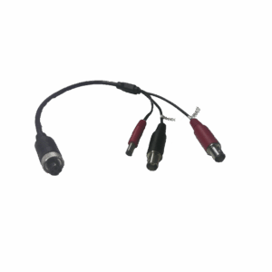 Cable Adaptador Tipo Aviación a BNC para Cámaras en DVR Móvil HIKVISION / 30 cm de Largo