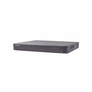 DVR 4 Canales TURBOHD + 4 Canales IP / 8 Megapixel (4K) / Audio de dos vías por Coaxitron / ACUSENSE / Reconocimiento Facial / 1 Bahía de Disco Duro / Salida de Video en 4K / H.265+