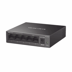 Switch NO Administrable / Para escritorio / Carcasa de metal / 5 puertos 10/100/1000 Mbps / Diseño Compacto / Plug and Play
