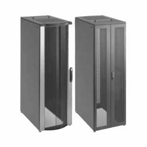 Gabinete de Telecomunicaciones ProLine FloTek PC, 600 mm de Ancho, 1000 mm de Profundidad, 42 UR, Color Negro