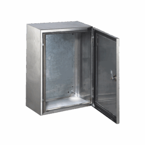 Gabinete de Acero Inoxidable IP66 Uso en Intemperie (600 x 800 x 200 mm) con Placa Interna Galvanizada.