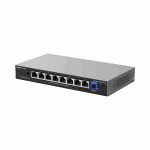 e-Lighten ONU / Switch Hibrido, Capa 2 con un Puerto PON 1G SC/UPC y 8 Puertos Ethernet 1G hasta 100 Clientes