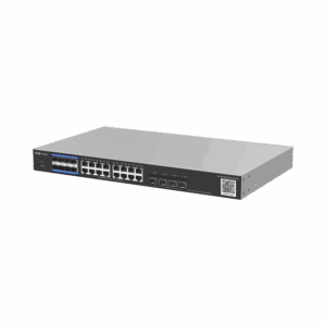 e-Lighten OLT / Switch Hibrido, Capa 3 con 8 Puertos PON 1G, 16  Puertos Ethernet 1G y 4 Puertos SFP+ 10G, perfecto para migrar a Soluciones de Fibra PON hasta 256 ONUs