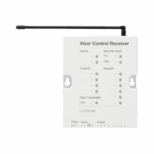 (RadoiRA2) Receptor de control para puertas de garage, regulador de iluminación. 120V, 4 salidas de relay y 2 entradas. Complementar con RRMAIN de RadioRa2 Lutron.