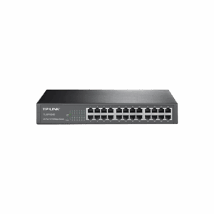 Switch no administrable de 24 puertos 10/100 Mbps para escritorio/rack