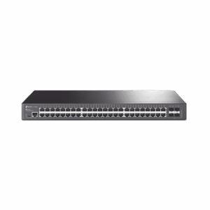 Switch Omada SDN Administrable / 48 puertos Gigabit y 4 puertos SFP / Funciones sFlow, QinQ y QoS / Administración centralizada OMADA