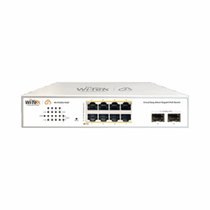 Switch Administrable PoE  / 8 puertos PoE af/at Gigabit /  2 x SFP Gigabit / Administración Cloud Gratuita / Presupuesto 120 W