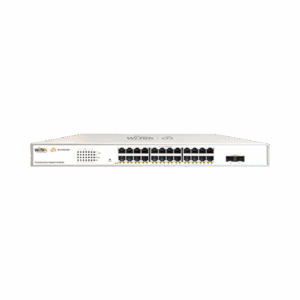 Switch Administrable PoE  / 24 puertos PoE af/at Gigabit /  2 x SFP Gigabit / Administración Cloud Gratuita / Presupuesto 370 W