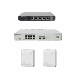 Solución Completa de Red para hasta 100 Clientes y hasta 2 servicios de Internet., Ideal para Iniciar un Proyecto de Hotelería u Oficina