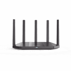 Router Inalámbrico / Wifi 6 / Hasta 1800 Mbps / MESH / Doble Banda AC (2.4 GHz y 5 GHz) / 4 Puertos 1000 Mbps /  5 Antenas Omnidireccional / Interior / Beamforming Optimizado /  Administración Gratuita desde la Nube