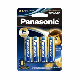 Batería Alcalina AA 1.5V EVOLTA / No recargable / Paquete 4 baterias