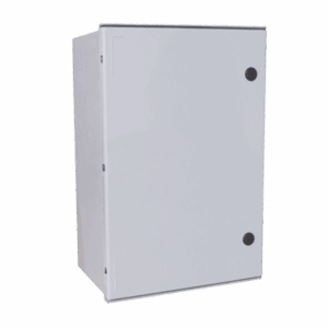 Gabinete de Poliéster IP55 Uso en Exterior (800 x 1000 x 300 mm) con Placa Trasera Interior de Plástico (Incluye Chapa y Llave).