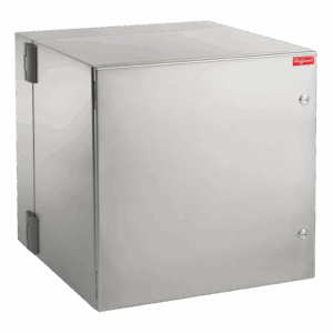 Gabinete Industrial ProTek de Puerta Sólida, Protección NEMA Tipo 4/4X/12, Abatible, Fabricado en Acero Inoxidable SS304, 12 UR, Color Gris Claro