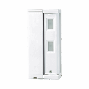 Sensor de Movimiento / Tipo Cortina / Ajuste de detección 2m o 5m / 100% Exterior / Inalambrico (Alimentación)/Compatible con cualquier panel de alarma / Proteja fachadas, puertas, ventanas, balcones y mas!