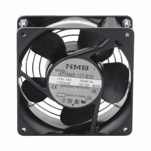 Ventilador Axial Compacto, de 4 Pulgadas, 49 CFM, 115 Vca, De Acero, Color Negro