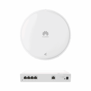 Kit de Router Multi-Servicio / 1 puerto 10/100/1000 Mbps(WAN) / 4 puertos 10/100/1000 Mbps(LAN) PoE / 50W + Punto de Acceso Wi-Fi 7 / 3.57 Gbps / MU-MIMO 2x2 (2.4GH y 5GHz) / Smart Antenna más cobertura / Instalación en techo y pared