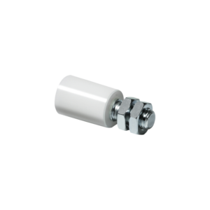 Rodillo de Nylon 30mm / Con Cuerpo de Acero Galvanizado Resistente a la Corrosión