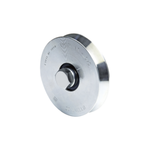 Rueda de 12 cm / Con Capacidad Para Puertas de Hasta 240 kg / Sin Soporte / Canal Tipo "V"