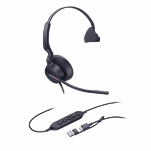 Diadema Alámbrica Yealink UH46 Mono USB-C/A Certificada con Microsoft Teams